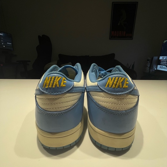 Nike Dunk Low Coast Sail University Gold UNC Blue White - Picture 3 of 4